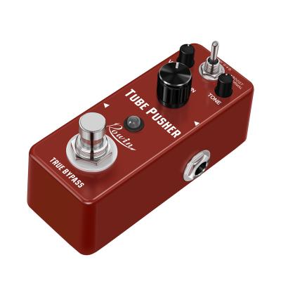 China GUITAR Wholesale LEF-328 small tube pusher overdrive speed guitar effect pedal for sale