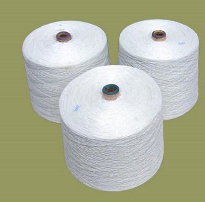 China Anti-bacteria 50s/2 50s/3 100polyester thread for sewing thread/white or optical white virgin polyester raw spun yarn for sale