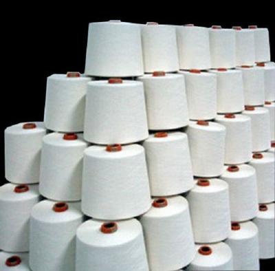 China Anti-bacteria made of 100% China polyester spun yarn natural white R.W for sale