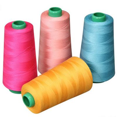 China Anti-bacteria 202 302 402 502 40s/2 Polyester sewing thread high quality 100% polyester spun yarn hign tenacity for sale