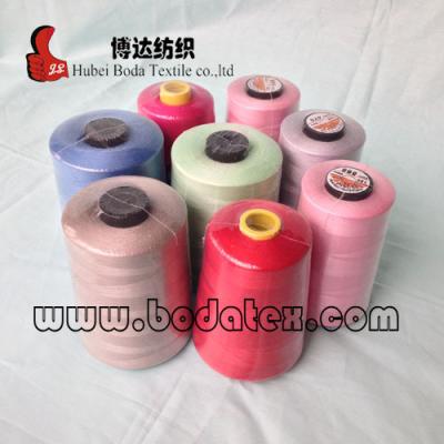 China High tenacity 40/2 color polyester sewing thread for sewing and quilting for sale