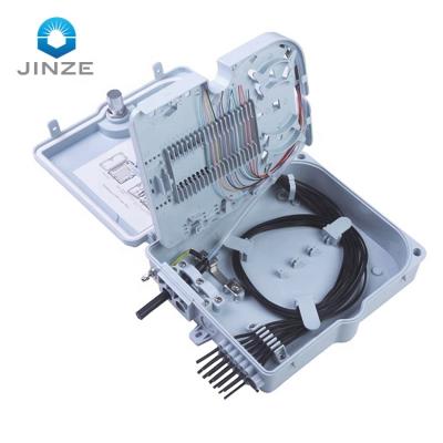 China FTTX FTTH FTTB FTTH Network JINZE Factory Supply High Quality Fiber Distribution Box 12 Core Terminal Box Outdoor Fiber Spliter Box For Telecom for sale