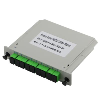 China FTTx Solutions SC APC UPC 1X4 1X8 1X16 1X32 1X64 box type ftth PLC insertion solutions box type splitter for sale