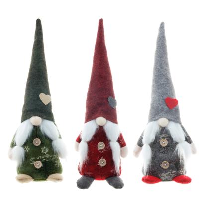 China Christmas Standing Santa Swedish Figurines Table Decoration Handmade Santa Gnome Dwarf PLUSH PLUSH Toy for sale