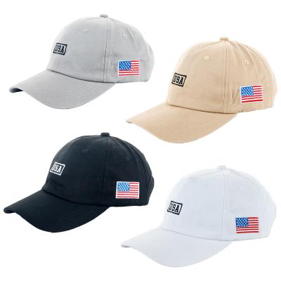 China American Flag United States Independence Day National Day National Day Letter Embroidery Baseball Cap Outdoor Sports Sunshade Sunshade Snapback Hat for sale