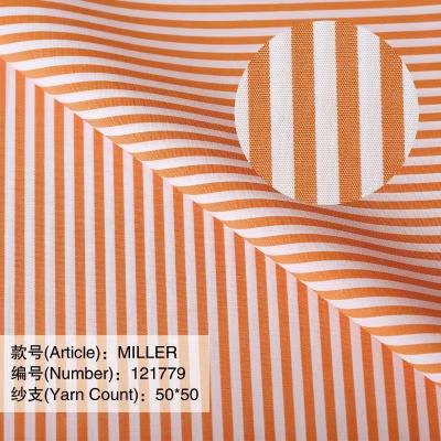 China Breathable Cotton Yarn Dyed Stripe Fabrics for sale