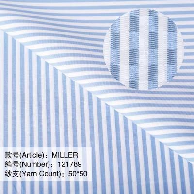 China Breathable Cotton Yarn Dyed Stripe Fabrics for sale