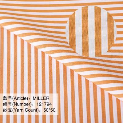 China Breathable cotton yarn dyed stripe fabric for sale