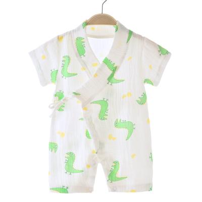 China Custom Printed Newborn Jumpsuits Rompers Baby Clothing Sets Blank Baby Onesie Baby Romper Summer for sale