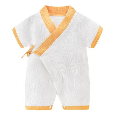 China Custom Printed Baby Clothes Customized Organic Cotton Onesie Baby Ribbed Romper Jumpsuit Knit Baby Romper for sale