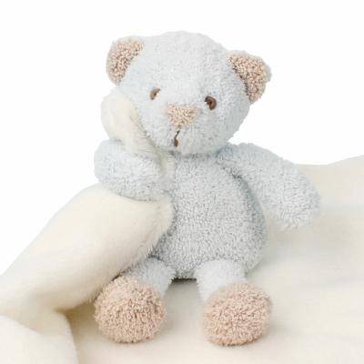 China Viable Popular Hot Selling Polyester 25*25cm Bedroom Plush Baby Safety Blanket Toy for sale