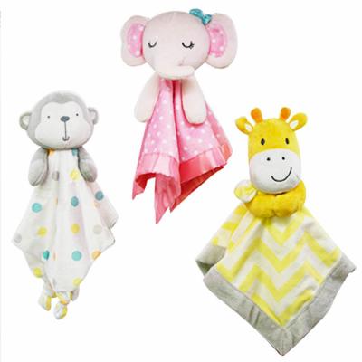 China Durable Plush Toy Maker Polyester Comfort Towel Professional Toy Animal Baby Blanket for sale