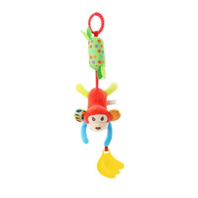 China Toy Hot Sale High Quality Inflatable Plush Chime Infant Rattle Toys Push In Stroller Baby Mobile Hanging Rattles for sale