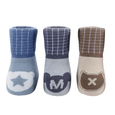 China Breathable Wholesale Cheap Price Anti-Static Sock Shoes Baby Knitted Combed Cotton Socks for sale