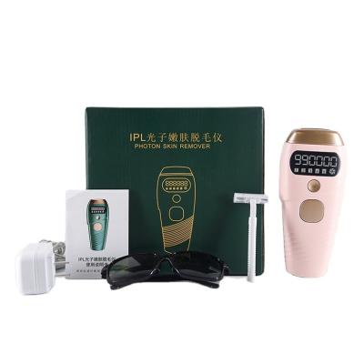 China Hair Removal Home Use 990,000 Snapshot Screen Display IPL Laser Hair Removal Instrument Lip Armpit Private Room Hair Removal Device for sale