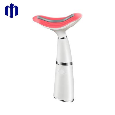 China Skin Tightening Portable LED Lingt Beauty Massager Neck Care Wrinkle Neck Care Instrument for sale