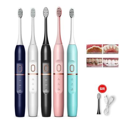 China Factory supply IPX8 ABS factory direct grade waterproof full body maglev sonic motor USB charging smart multi-color electric toothbrush for sale