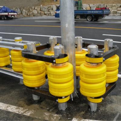 China China Roller Barrier Bridge Road Traffic Safety EVA Buckets Safety Roller Cushion Roller Guardrail for sale