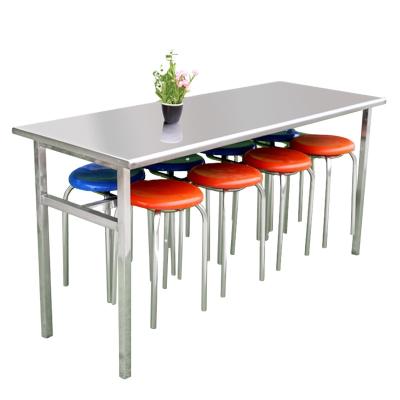 China Wholesale china market stainless steel table and chair adjustable (height) for sale