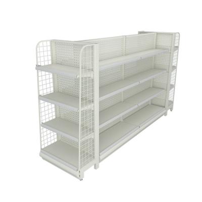 China Double Sided High End Customized Supermarket Shelf Shop Display Rack Supplier for sale