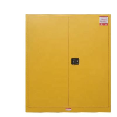 China Hotel 110 Gallon New Safety Flammable Liquids Chemicals Self Closing Storage Fireproof Industry Lab Furniture Factory Cabinet for sale