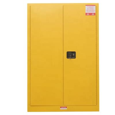 China Hotel BIOBASE 90gallon Chemical Storage Cabinet Flammable Safety Storage Cabinet with Yellow Color for sale