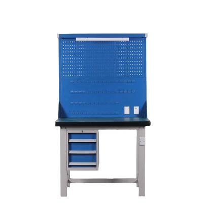 China (Size) adjustable industrial furniture LED light workbeach with drawer cabinet for sale