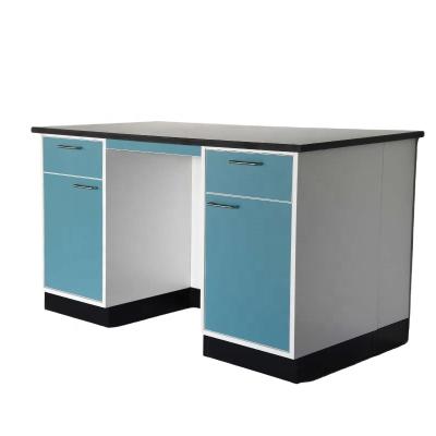 China Modern Galvanized Steel Center Lab Office Working Bench With Hand Wash Sink for sale