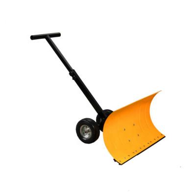 China Hotels Adjustable Wheeled Snow Supplier, Snow Shovel, Heavy Duty Rolling Snowplow Shovels Snow Removal Tool for sale