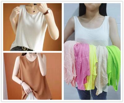 China 2022 New Summer Vest Clothing Sweater Ladies QUICK DRY Tops For Women Solid Color Loose Tank Tops for sale