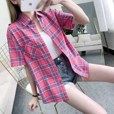 China New Fashion Check Shirt Woman Breathable Black And White Loose Long Sleeve Slim Summer Style Bask In Long Shirt Coat for sale