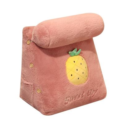 China Hot Sale Plushie Bread Pillow Breathable Plush For Leaning On The Head Of A Bed Soft Home Decorative Cushion for sale