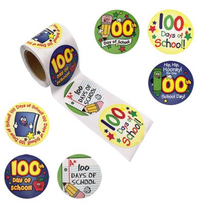 China Customized Design Eco-Friendly Manufacturers Custom Private Label Printing Logo Roll Labels Sticker Adhesive School Education Student for sale