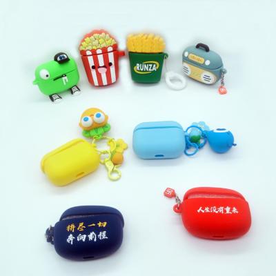 China Factory Directly Wholesale Promotional Promotional Earphone Accessories Silicone Cartoon Cover Gifts For Cute Airpod Case With Competitive Price for sale