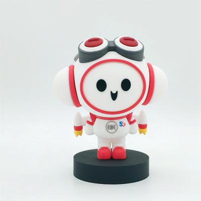 China Custom Soft Action Figure PVC 3D Robot Doll Cartoon Figure Toys With Competitive Price for sale