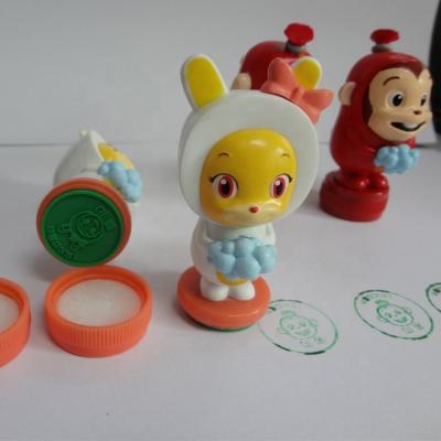 China Children Stamp Toy Dongguan Supplier Custom New Fashion Child Monkey Cartoon Toy Silicone Seal Stamp Toy For Children for sale