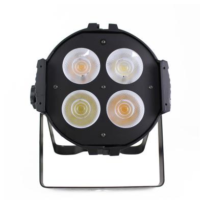 China Hot Selling 4pcs 50W RGBW Whtie 200W Warm White RGBW Cob Par Light Theme Park Zoom Led COB Par Light For Theater Party Lights Stage for sale