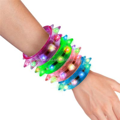 China LED Bracelet Eight Luminous Lights Flash Nails Concert Bar Booster Props Luminous Bracelet Can Be Customized RF-179 for sale