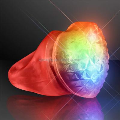 China Valentine's Day Soft Luminous Love Ring Instant Glue LED Ring Children's Toys RF-1127 Gifts for sale