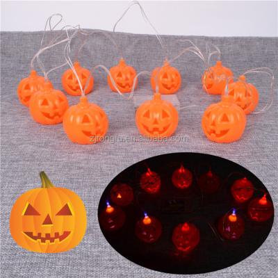 China Halloween Flash Pumpkin Glow Hollowed String Holiday Decoration Props Dress Up Manufacturers Festival Dress Prop RF-996 for sale