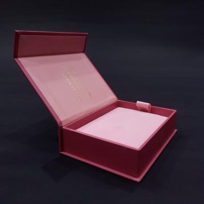 China Recycled Materials Fine Workmanship Customizable Logo Rose Magnet Packaging Gift Box Jewelry Paper Box for sale