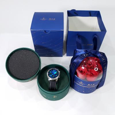 China High End Recyclable Round Smart Watch Gift Packing Box Custom Design Logo Watch Gift Boxes Watch Gift Boxes for sale