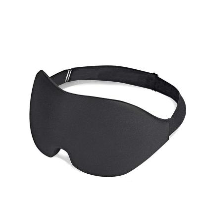 China European and American style 3D unisex contoured cup sleep mask headband with ear sleep eye mask with earplugs and travel pocket for sale