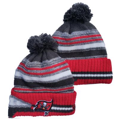 China JOINT Beanie Hat Manufacturers Wholesale nfl beanies with embroidery custom knitted winter hats and caps for sale