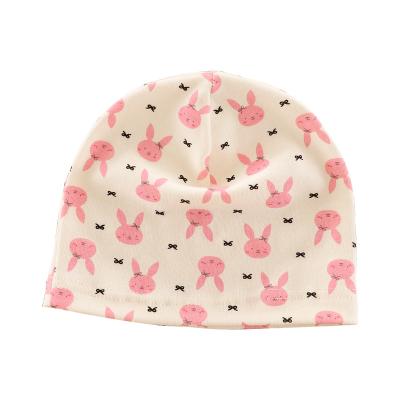 China Comfotable baby head hat men's and women's single-layer treasure printed hat fetal head cap cotton warm combed children small for sale