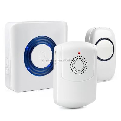 China Modern Flash and Vibration Bird Doorbell Wireless Home Electronic Sound Kit Waterproof Wireless Door Bell for Deaf for sale