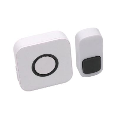 China Modern Custom Home Hotel LED Indicator Doorbell System 150M Smart Wireless Ding Dong Store Kinetic Musical Door Chimes Welcome Bell for sale