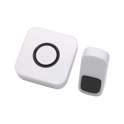 China Modern Sleek Modern Design Fits Ding Dong Door Bell Wireless Smart Plug-in Kinetic Battery Free Transmitter for sale