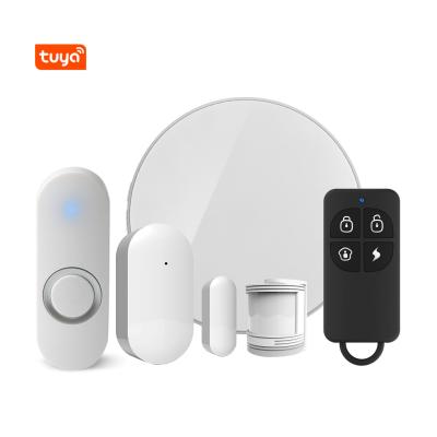 China Tuya Wireless WiFi APP Panic PIR Motion Detector Siren Proximity Warning Security Protect Alarm System For Home Security T11 for sale