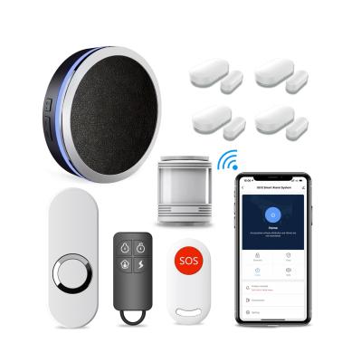 China Simply Safe WiFi Home Alarm System Home DIY Monthly Plans Wireless Alarm System Not For Home Alarm System Kit WiFi Smart Security System With Phone App for sale